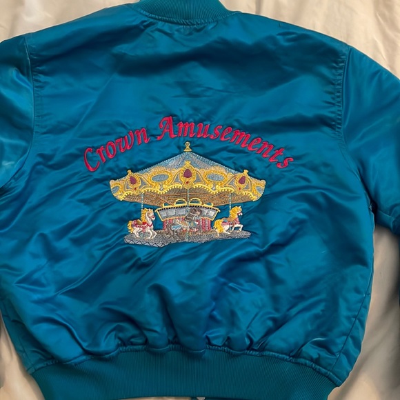 Vintage lined Bomber jacket - Picture 1 of 6